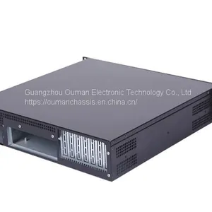 2u LCD Rack Mount Computer Case Micro Atx Server Chassis thumbnail-3