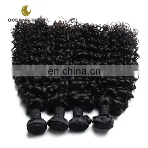 New Style Durable Natural Hotsale Peruvian Deep Curly Wavy Remy Hair thumbnail-5