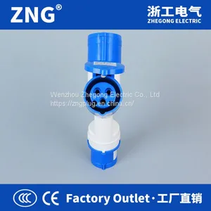Industrial Plug and Socket 2-way Spilt 16A3P, 220V Y-type Male Female Industrial Plug and Socket thumbnail-2