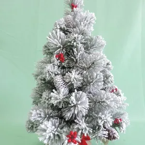 Artificial Christmas Burlap Tree thumbnail-1