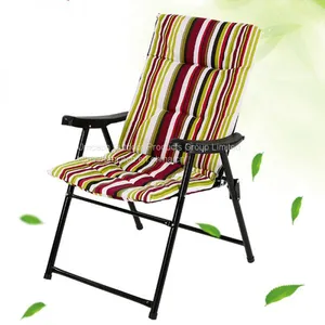 Outdoor Camping Folding Lounge Chair Modern Portable High Quality Spring Folding Beach Chair thumbnail-1