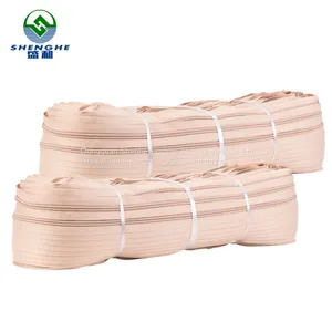 Upscale Travel Suitcase Accessories and Bag Parts Gold Teeth 5 10 Plain Long-shaped Zipper thumbnail-1