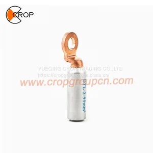 Wenzhou Yueqing Hot Sale Copper Crimp Cable Lug Cable Terminal Lug DTL Series thumbnail-1