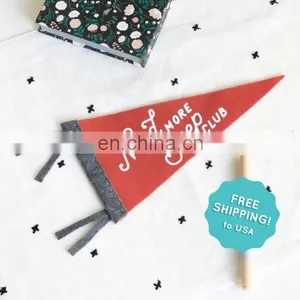 Wholesale Selling Felt Flag Banner Printed and Custom thumbnail-1