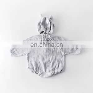 Baby Fashion Soft Rompers Full Sleeve Baby Bamboo Cotton Romper thumbnail-2