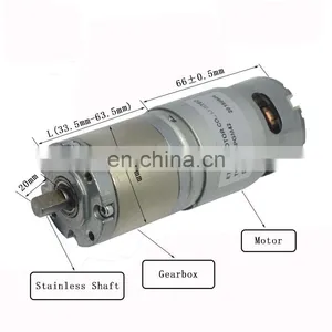 42mm 24v DC Planetary Gear Motor Torque 10nm thumbnail-5