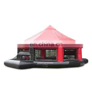Outdoor Inflatable Panna Soccer Game Cage With Roof thumbnail-1