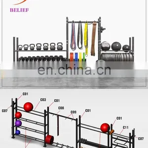 BL3-772 Gym Equipment Multi Steel Storage Rack thumbnail-2