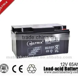 12 Volt 65ah Rita Battery thumbnail-1