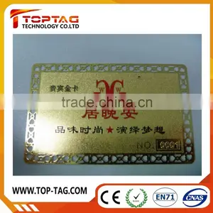 Engraved Metal Business Cards in Silver, Gold Color thumbnail-5