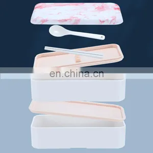 Sustainable Classic High Quality Food Grade Square Recycled Kids Plastic Lunch Box thumbnail-4