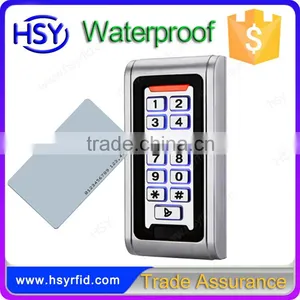 Access Control Digital Door Lock Waterproof Standalone Keypad Rfid Reader With Blacklight thumbnail-1