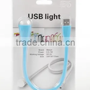Christmas Led Gift LED USB Working Light Orange 0.5w DC 3V Black Bendable Easy Carrying thumbnail-1
