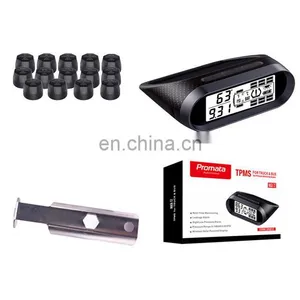 2020 New Truck Tpms T2 Wireless Display Solar Power Display 2-14 Tires External and Internal Sensor for Bus Caravan Truck thumbnail-3
