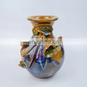 High Quality Ceramic Vase Luxury Art Decor From BatTrang Ceramics in Vietnam Manufacturer Wholesale thumbnail-1