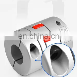 Custom Precision GR38 Steel Flexible Coupling Black Keyway Transmission Anti Vibration Rotex Curved Jaw Coupling for Blender thumbnail-2