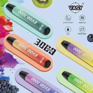 VASY Brand 3000puffs Rechargable Vape PODS With 5pcs Cartridges thumbnail-1