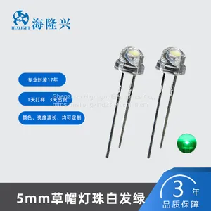 8mm Straw Hat Led Diode With Blue Light thumbnail-2