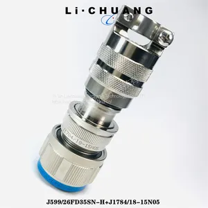 J599 Series Circular Connector Plug Socket J599-20FD35PN-H J599-26FD35SN-H thumbnail-1