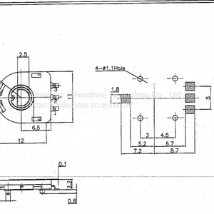 Factory Supplied Position Sensor RTMRD1109-B10K-333 Resistive Displacement Sensor thumbnail-2