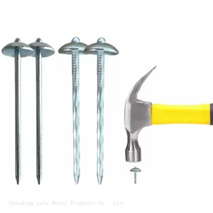 Factory Outlet China Roofing Nails Galvanized Umbrella Head Roofing Nails Corrugated Nails thumbnail-4