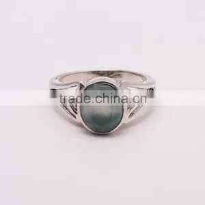 Chalcedony Ring,925 Sterling Silver Jewelry Wholesale,WHOLESALE SILVER JEWELRY,SILVER EXORTER,SILVER JEWELRY FROM INDIA thumbnail-1