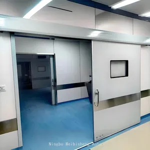 Automatic Medical Door Hermetically Sealed Sliding Door for Hospital Theatre Operating Room Door thumbnail-1