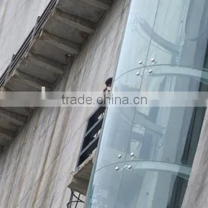 12-19mm Clear Tempered Glass/laminated Sheet/Sightseeing Glass thumbnail-1