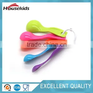Kitchen Classic Plastic Color Decorative Measuring Spoons Set Contains Teaspoons Tablespoons, Set of 5 thumbnail-3