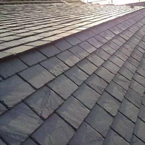 Natural Black Slate Roofing Tiles thumbnail-1