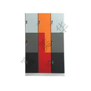 12mm HPL Compact Laminate 4 Door Cabinet Locker thumbnail-4