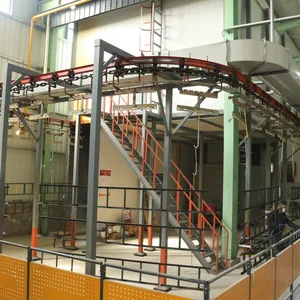 Heavy-Duty Powder Coating Line for Mechanical Equipment Used in Automotive Manufacturing thumbnail-1