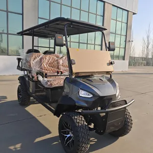 New 4+2 Six-seater Electric Golf Cart, Customizable for Export Trade, From the Original Manufacturer thumbnail-2