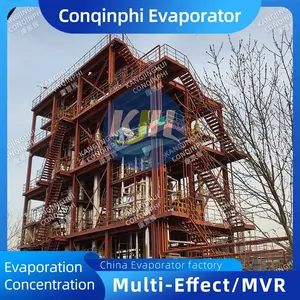 Forced-circulation MVR Evaporator for Pharmaceutical Wastewater Treatment, 304 Stainless Steel, PLC Control thumbnail-3