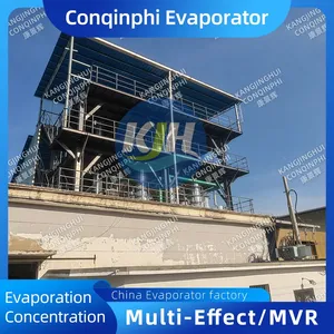 Fabricante de evaporador automático de triplo efeito com controle em 5 estágios e construção sanitária para alta pureza thumbnail-3