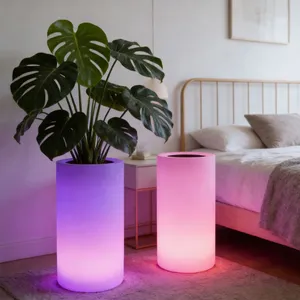 Large Japandi Contemporary Cute Floor Hanging Outdoor Garden Smart Planter Pot Waterproof Home Decoration Flowerpot thumbnail-3