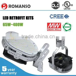 Green 320w Shoebox Retrofit Led Lighting Retrofit Kits With Sunon Fan thumbnail-5