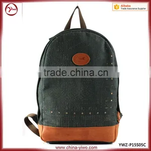 Useful Vintage Canvas Backpack Travel Bag Supplier's Choice thumbnail-2