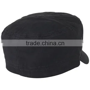 High Quality Factory Direct Cusotm Blank Flat Top Military Cap thumbnail-4