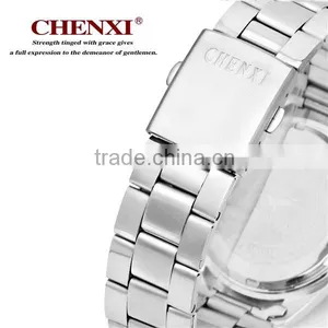 Most Popular Trendy Style Stainless Steel Case Back Watch Large Wrist OEM Black Silver Quartz Custom Watch Man thumbnail-6