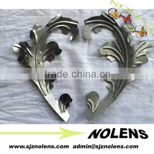 Decorative Stamping Iron/cheaper Wrought Iron Stamped Leaves/famous Stmapde /cast Leaf thumbnail-1