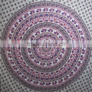 Mandala Cotton Tapestry Indian Ethnic Throw Sheets thumbnail-1