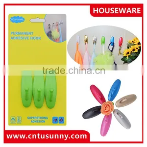 2016 Hot New Product Plastic Adhesive Wall Hook thumbnail-3