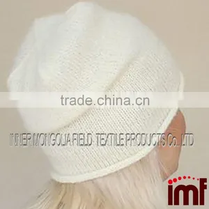 Unisex Beanie Knit Slouchy Brown Hipster Hat thumbnail-1