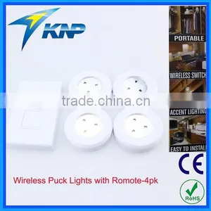 Hot Cabinet Wireless LED Puck Light With Romote thumbnail-1