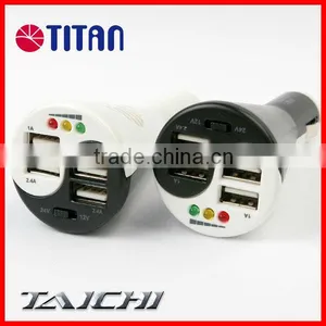 Max 5A Car Charger for IPhone IPad 4 Port USB Charger thumbnail-1