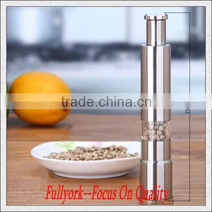 Stainless Steel Portable Manual Pepper Grinder Pepper Mill as Seen on tv thumbnail-5