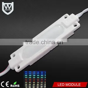 Warranty 3 Years R/G/B 6led Smd 5730 1.6watt DC12v With Lens Injection Led Module for Advertising Light Box Source thumbnail-2