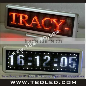 LED Desk Message Board/led Message Sign Board/led Scrolling Message Mini Display thumbnail-1