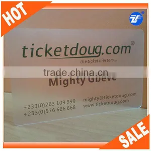 Cr80 30mil Pvc Blank Clear Card for UV Printer thumbnail-3